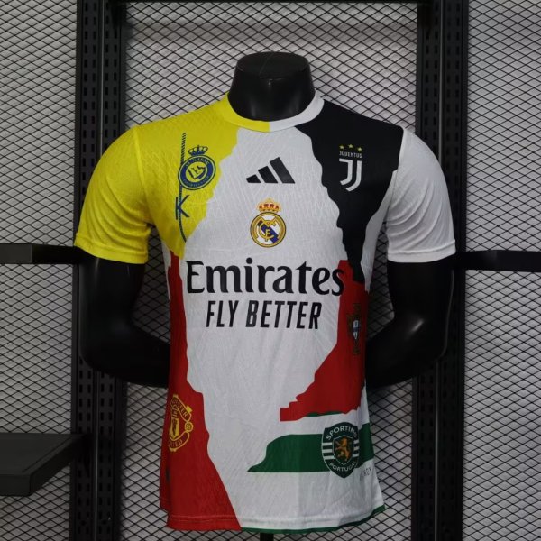 Real Madrid Ronaldo Commemorative Editionn Player 1:1 Quality Soccer Jersey 25/26