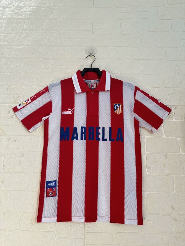 Atletico Madrid Home Retro 1:1 Quality Soccer Jersey 1997/1998