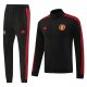 Manchester United Black Training Tracksuit 1:1 Quality Soccer Jersey 24/25