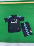 Real Madrid Away Kids Retro 1:1 Quality  Soccer Jersey 2009/2010