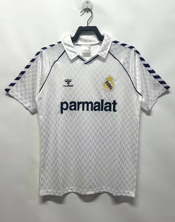 Real Madrid Home Retro  1:1 Quality Soccer Jersey 1986/1987