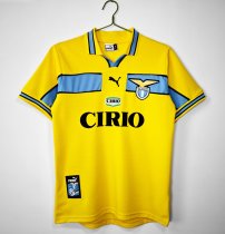 Lazio Third Yellow Retro Fans 1:1 Quality Soccer Jersey 1998/1999 Lazio Third Yellow Retro Fans 1:1 Quality Soccer Jersey 1998/1999