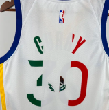Warriors CURRY #30 White 1:1 Quality NBA Jersey 24/25