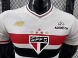 Sao Paulo Home Player 1:1 Quality Soccer Jersey 25/26