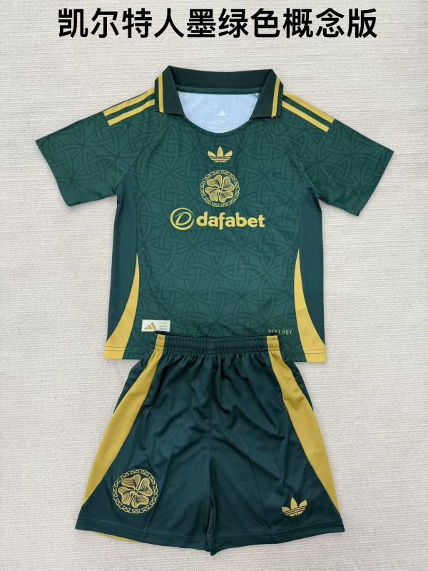 Celtic Goalkeeper Kids KIits 1:1 Soccer Jersey 25/26