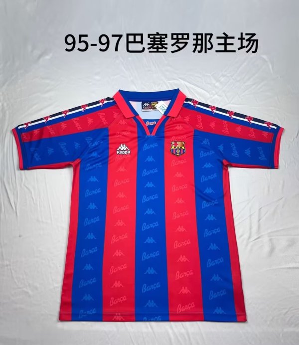 Barcelona Home Fans Retro 1:1 Quality  Soccer Jersey 1995/1997