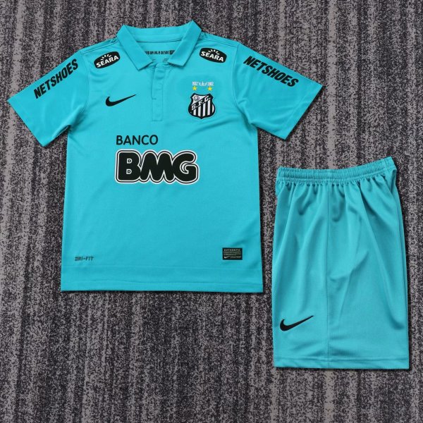 2012/2013 Santos Third 1:1 Kids Retro Soccer Jersey