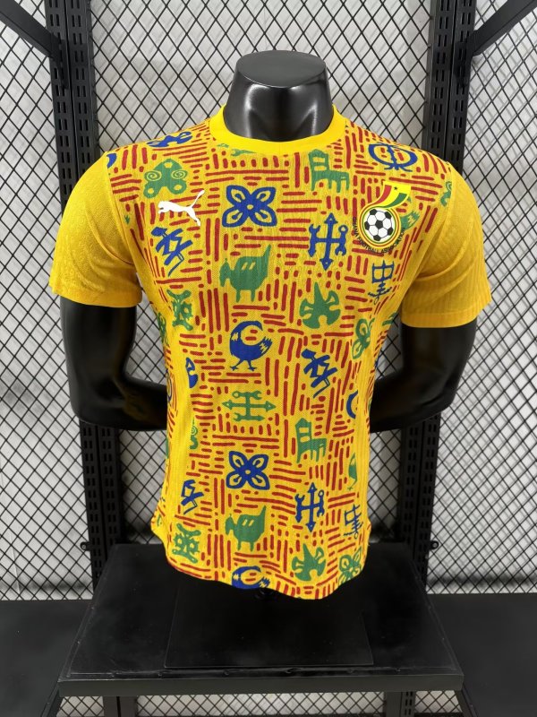Ghana Special Edition Yellow Player 1:1 Quality Soccer Jersey 24/25