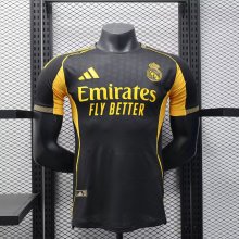 Real Madrid Special Edition Black Gold Player 1:1 Quality Soccer Jersey 25/26