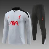 Liverpool  Grey With Black Fans Version 1:1 Quality Training Jersey 24/25