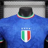 Italy  Special Edition Blue  Player 1:1 Quality Soccer Jersey 24/25