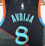 Wizards AVDIJA #8 Black City Edition 1:1 Quality NBA Jersey 2025