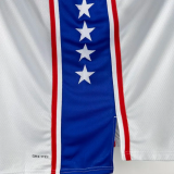 76ers GEORGEG #8 White 1:1 Quality NBA Jersey 2025 热压