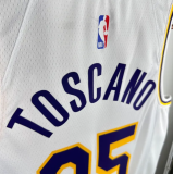 Lakers TOSCANO #95 White 1:1 Quality NBA Jersey 24/25
