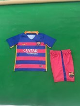 Barcelona Home Kids Retro 1:1 Quality Soccer Jersey 2015/2016