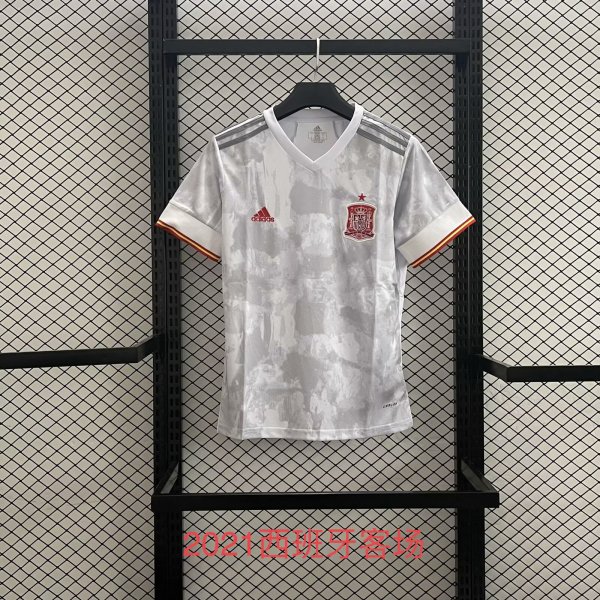 Spain Away Fans 1:1 Quality Retro Soccer Jersey 20/21