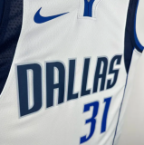 Mavericks THOMPSON #31 White 1:1 Quality NBA Jersey 2025