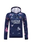 Paris Hooded long sleeved Blue 1:1 Training suit 24/25
