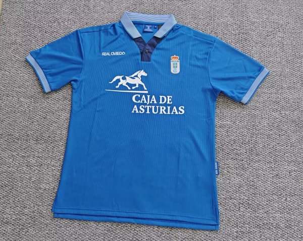 Real Oviedo Home Fans Retro 1:1 Quality Soccer Jersey 1996/1997