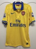 Arsenal Away Fans Retro 1:1 Quality  Soccer Jersey 2013/2014