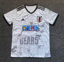 Japan Fans Special Edition Straw Hat Kid  1:1 Quality Soccer Jersey 24/25