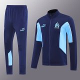 25/26 Marseille Blue Jacket Tracksuit 1:1 Quality