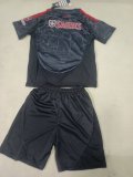 Benfica Away Black Kids Kits 1:1 Quality Soccer Jersey 24/25