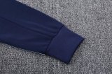France Hooded Long Sleeved Blue1:1 Training suit 24/25