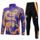 Real Madrid Purple (Inkjet Dragon) Training Tracksuit 1:1 Quality Training Jersey 24/25