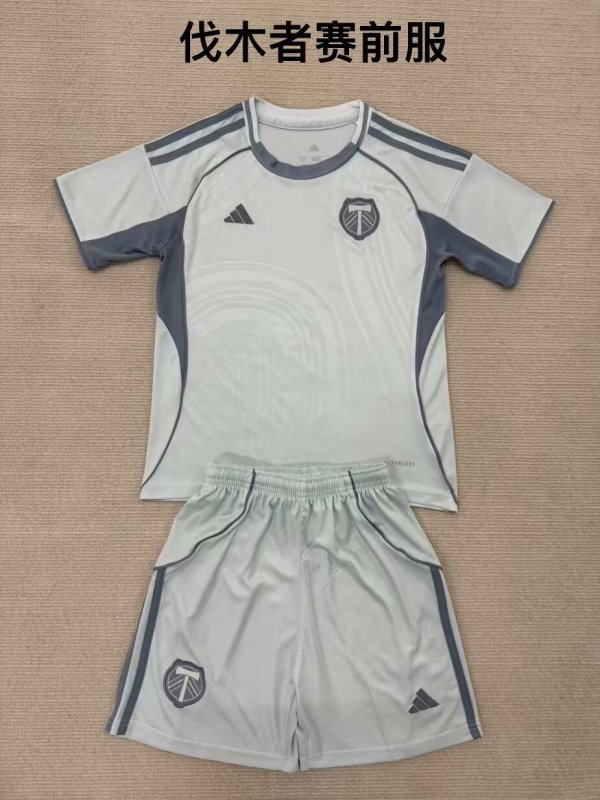 Portland Timbers  Pre match uniform  Kids 1:1 Quality Soccer Jersey 25/26
