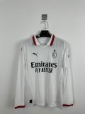 24/25 AC Milan Away Long Sleeve Player 1:1 Quality Soccer Jersey