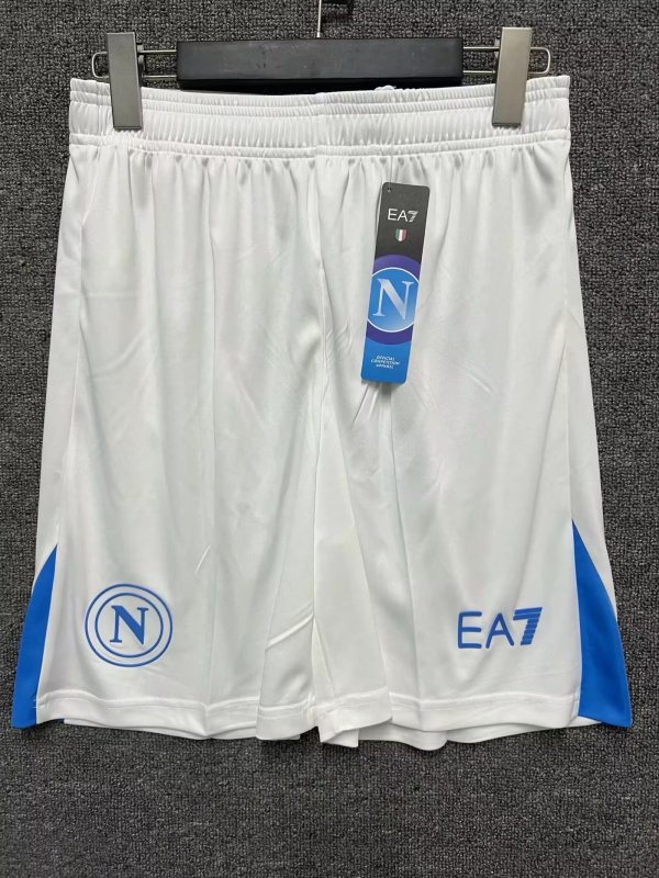 Napoli Home White Shorts 1:1 Quality Shorts 24/25