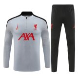 Liverpool  Grey With Black Fans Version 1:1 Quality Training Jersey 24/25