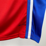 76ers GEORGEG #8 Red  1:1 Quality NBA Jersey 2025热压