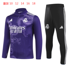 Real Madrid  Kids Purple Special Edition 1:1 Quality Training Jersey 24/25