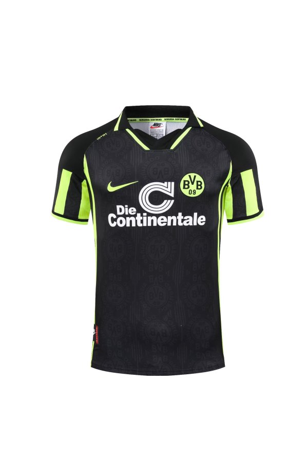 Dortmund Away Fans 1:1 Quality Retro Soccer Jersey 1996/1997