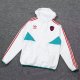 Arsenal White Windbreaker 24/25