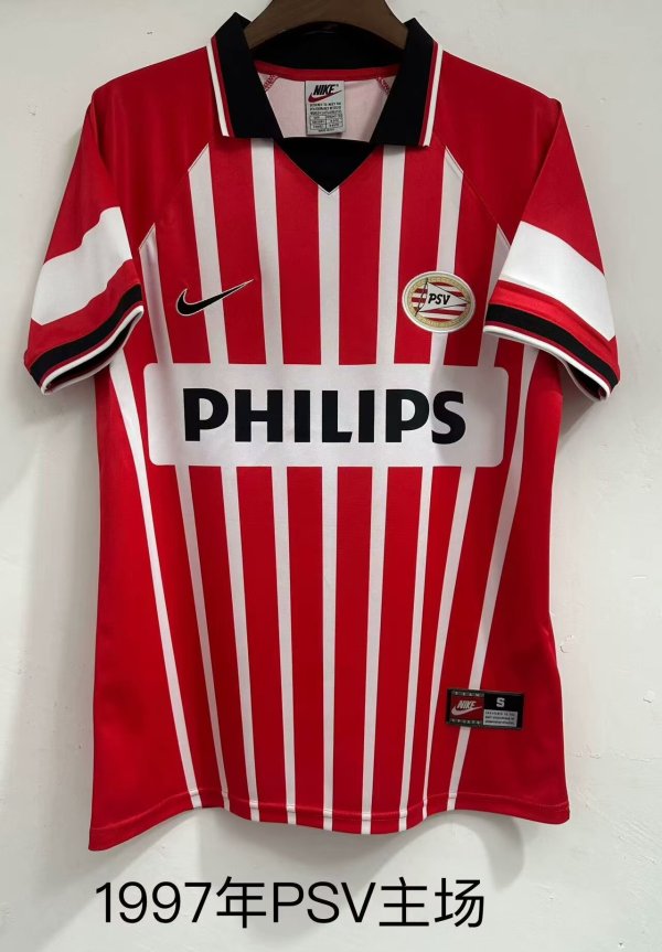 PSV Home Fans Retro 1:1 Quality Soccer Jersey 1997
