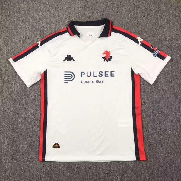 Genoa Away White Fans 1:1 Quality Soccer Jersey 24/25
