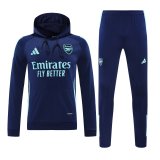 24/25 Arsenal Hooded Long Sleeved Blue 1:1 Training suit