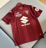 Torino FC  Home Fans 1:1  Quality  Soccer Jersey 24/25
