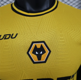 24/25 Wolves Home Yellow Player 1:1 Quality Soccer Jersey