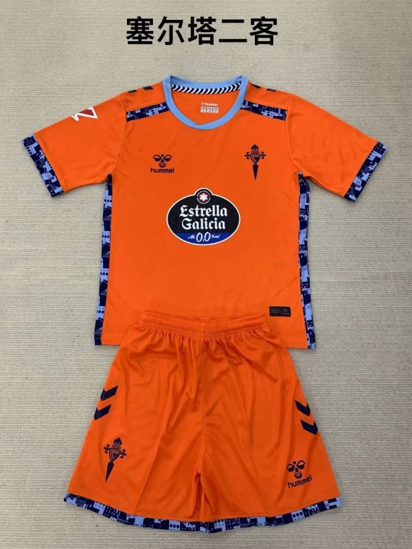 Celta Third Kids Kits 1:1 Quality Soccer Jersey 24/25