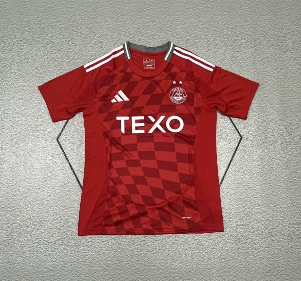 Aberdeen Home Red Fans 1:1 Quality Soccer Jersey 24/25