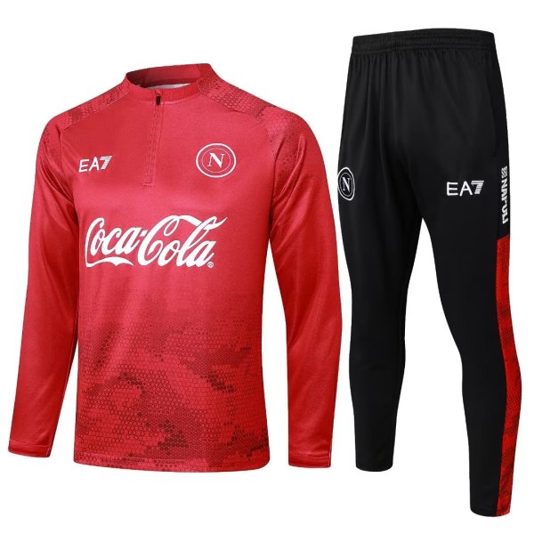 Napoli Training Red and Black 1:1 Quality Training Jersey 24/25
