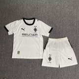 Monchengladbach Home  Kids Kits  1:1 Quality Soccer Jersey 25/26