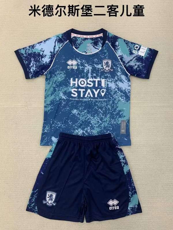 Middlesbrough Third Kids Kits 1:1 Quality Soccer Jersey 24/25