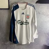 Liverpool Away Long Sleeve Retro 1:1 Quality  Soccer Jersey 2006/2008