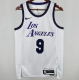 Lakers JAMES JR. #9 White City Edition 1:1 Quality NBA Jersey热压 2025