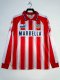 Atletico Madrid Home Long Sleeve Retro 1:1 Quality Soccer Jersey 1994/1995